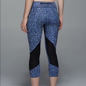 Lululemon Pace Rival Crop *Full-On Luxtreme Ace Spot Lullaby Black
